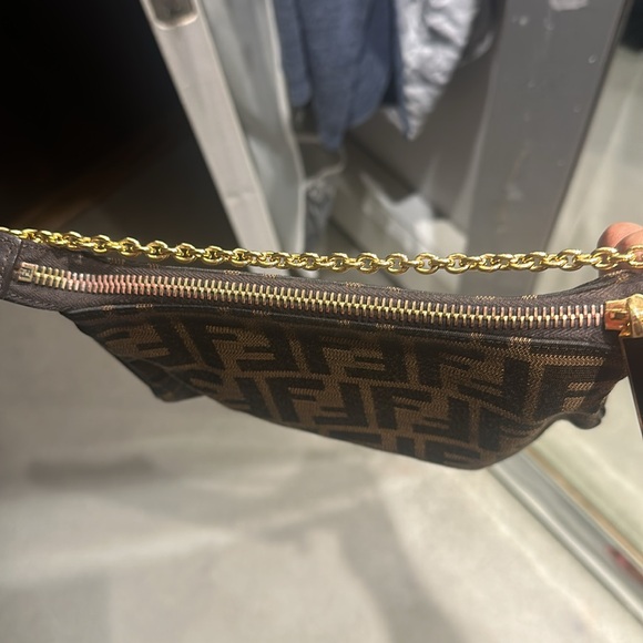 Fendi Monogram Canvas Wristlet Pochette - Picture 16 of 16